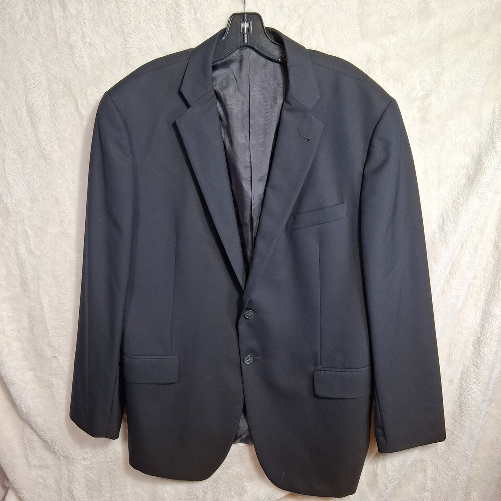 Joseph Abboud Blazer Mens 44R Navy Blue Loro Piana Wool Suit Jacket 8440/2F